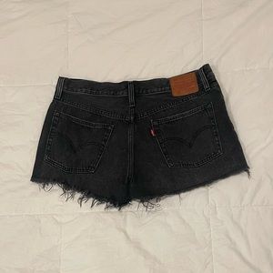 Levi’s 501 black shorts, W31